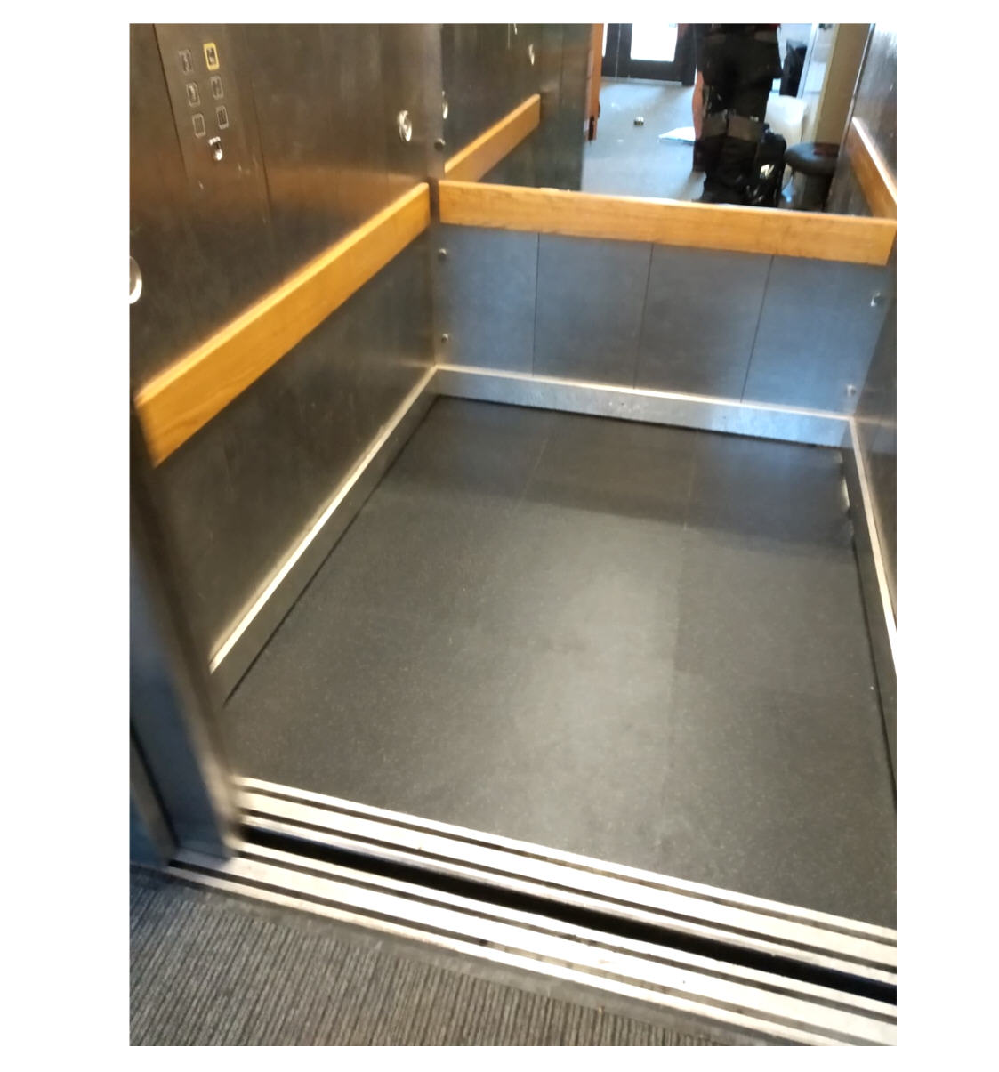 Floor Tiles For Lift Cars Self Adhesive Elevator Equipment